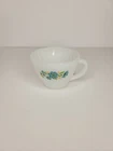 Vintage Fire King Blue Corn Flower Cup Milk Glass