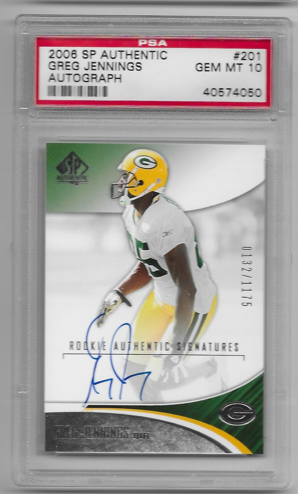 Greg Jennings SP Authentic #201 Autograph