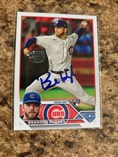 Brandon Hughes Signed 2023 Topps Chicago Cubs Auto # 97