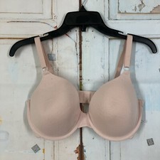 Fruit of the Loom Cotton Blend Bra 36D Style FT797 Pink Underwire Back Close