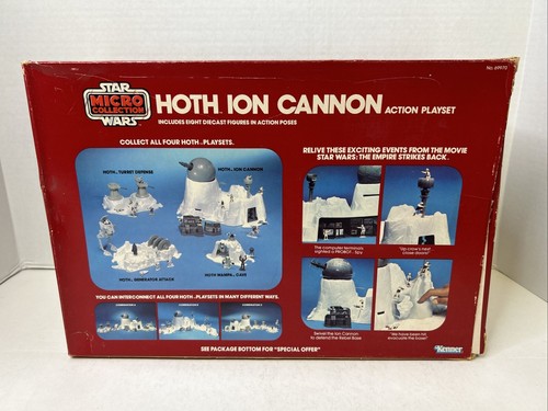 Star Wars Vintage Micro Collection Hoth Ion Cannon Action Playset New Unused Z5 - Picture 3 of 7