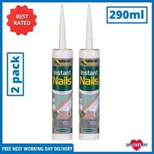 Everbuild Instant Nails High Strength Quick Grab Panel Adhesive 290ml 2pk