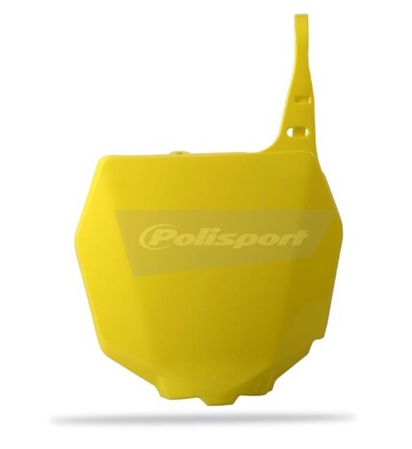 Plaque frontale jaune Polisport RM-Z 450 pour vos sessions motocross et circuits