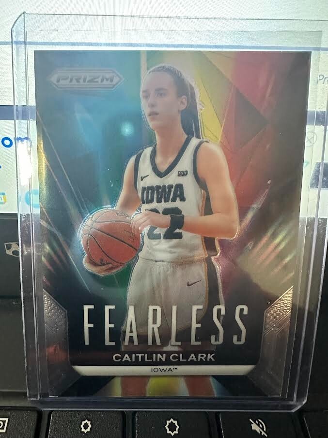 2024 Panini Prizm #F1 Fearless Caitlin Clark Collection Iowa Hawkeyes