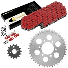 Red O-Ring Drive Chain & Sprockets for Suzuki GSF1200 GSF1200S Bandit 1997-2005