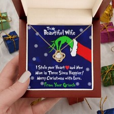 To My Wife, Necklace Christmas Gift For Wife, Wife Gift, Christmas Gifts For Her