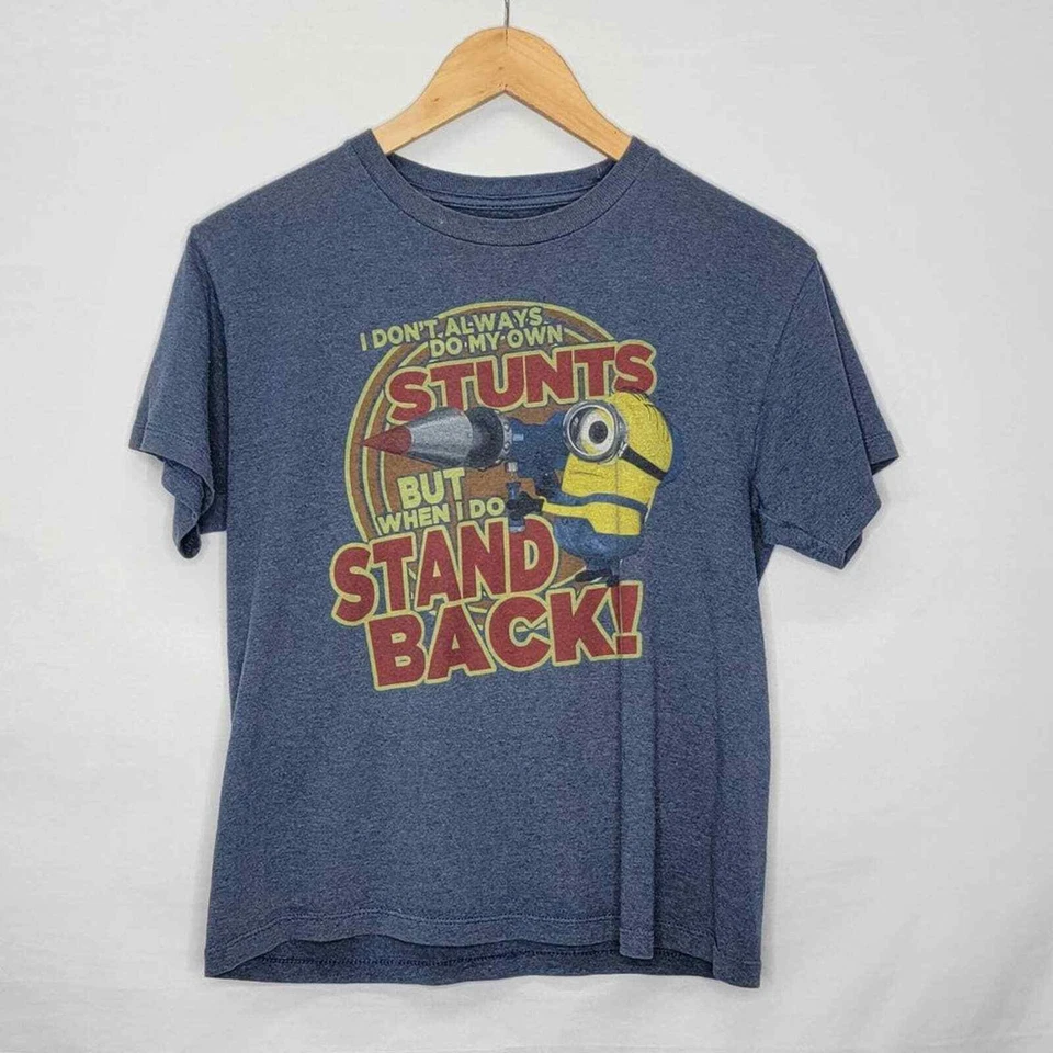 Camiseta básica manga corta gráfica Minion Rocket Despicable Me 2 Foto 3 de 4