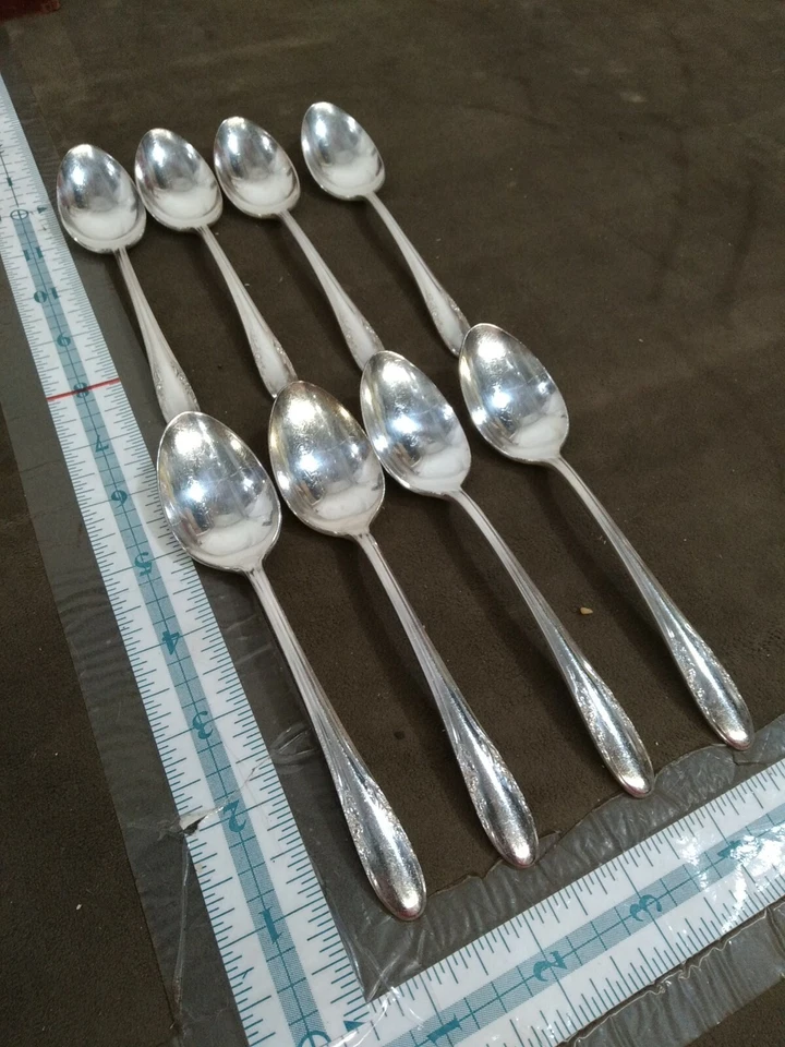 Cubiertos de plata Alvin Fashion Lane 1940 8 cucharaditas Foto 2 de 4