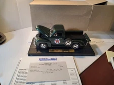Vintage Fairfield Mint 1953 Texaco Chevy Pick-Up Dark Green Metallic OB & Papers