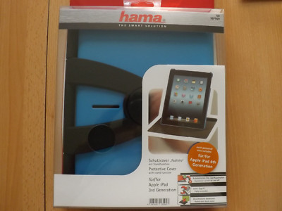 Hama IPAD Schutzhülle 3-4 Generation * Padfolio* Standfunktion Schutzcover Blau