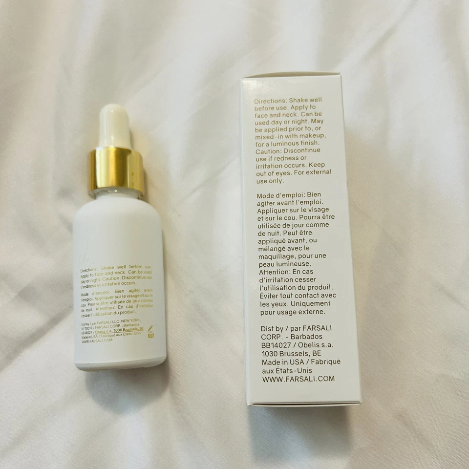 Farsali 💛 Rose Gold Elixir 24K Gold Infused Beauty Oil 1 Oz NIB - Sealed Bottle - Image 4 of 4