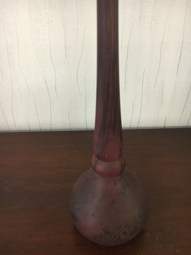 Single flower vase Daum Nancy