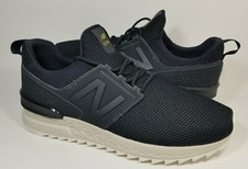 NEW BALANCE 574 Men's Size 11 MS574DUK Black Gold Running Sneaker Shoes
