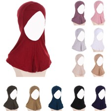 Amira One Piece Pull On Ready Instant Scarf Islamic Muslim Hijab Headscarf Arab