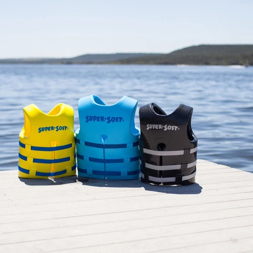 TRC Recreation Super Soft XS Life Jacket Vinyl Coated Foam Swim Vest, Yellow image 2