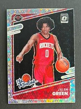 2021-22 Optic Jalen Green The Rookies FAST BREAK PRIZM Rookie Card RC ROCKETS