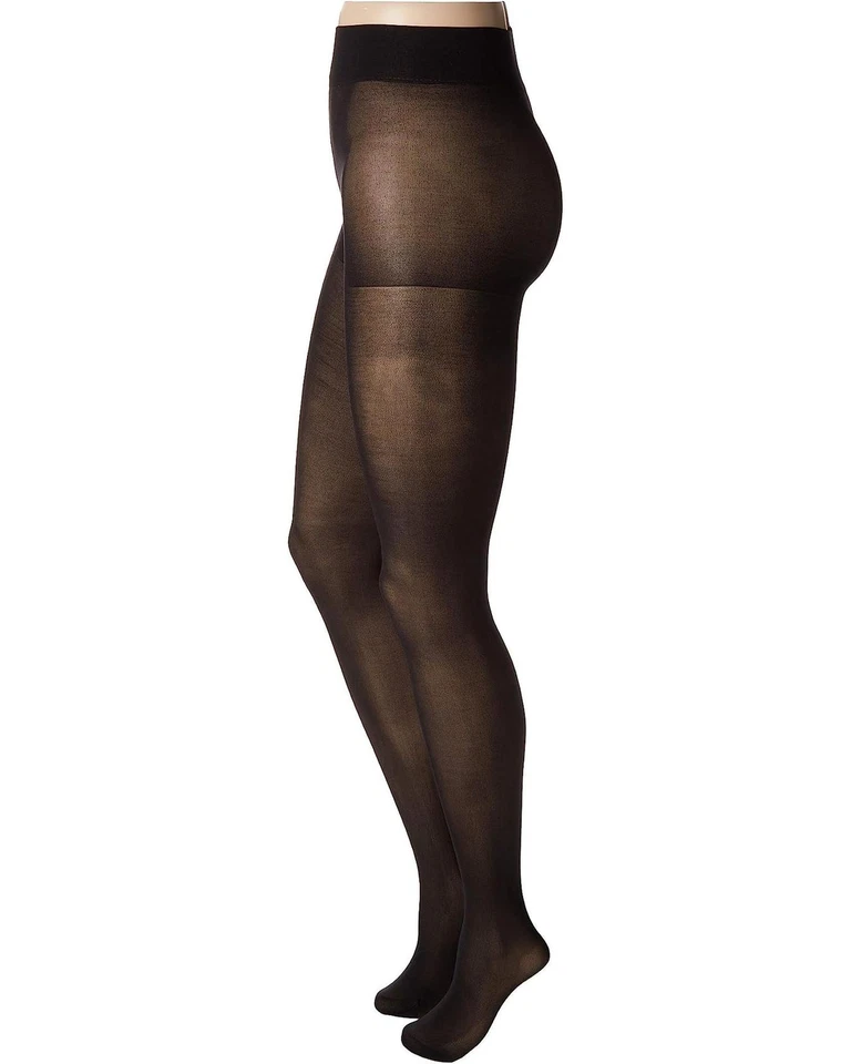 Paquete de 2 mallas opacas para mujer HUE 298191 con tapa de control, espresso, 2 Foto 3 de 3