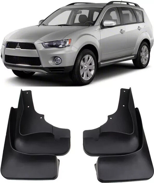 Genuine Molded Splash Guards Mud Flaps Fender For 2010-2012 Mitsubishi Outlander