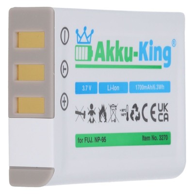  Akku für FujiFilm NP-95 DB-90 Finepix Real 3D W1 X-S1 X100 3D W1 X-S1 GXR S10