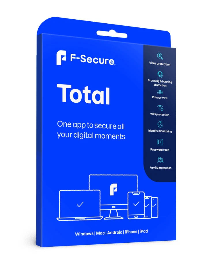 F-Secure Total Security 2025 VPN 1, 3, 5, 10, 25 PC Device 1 Year Same Day Email - Image 4 of 4