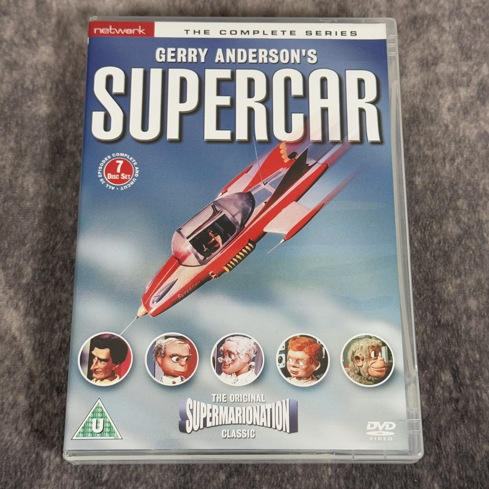 Gerry Anderson's Supercar The Complete Series DVD Box Set - All 39 Episodes Rare