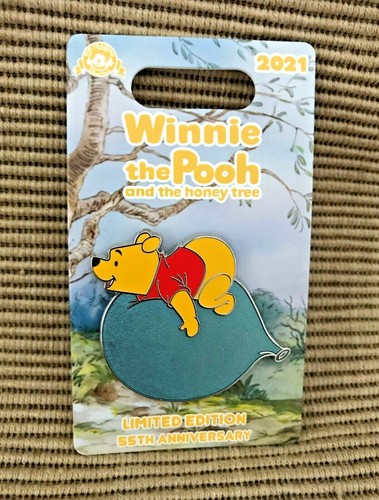 New 2021 Disney Parks Winnie The Pooh & Honey Tree Pin Set LE 55th Anniversary - Picture 6 of 7