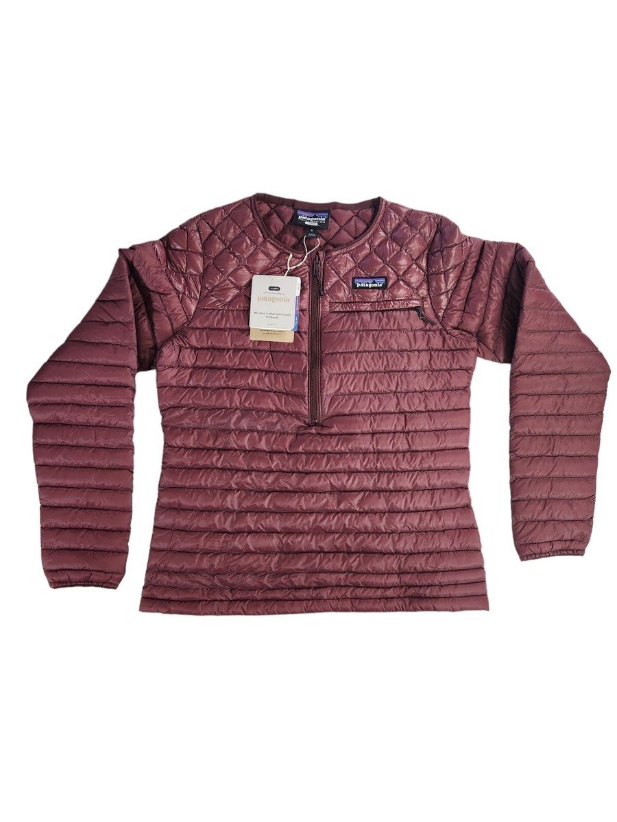 Patagonia AlpLight Down Pullover Slim Fit Jacket Dark Ruby Women's
