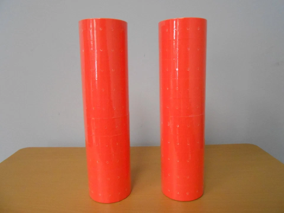 Red Labels to fit Motex 5500-Towa GS Series-Halmark-Century Price Guns 16 rolls