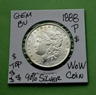 1888 P Morgan Dollar IMPRESSIVE CHOICE FROSTY GEM CH BU Ultra SUPER High Grade $
