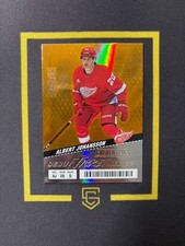 2024-25 UD Credentials Orange Debut Ticket Access /199 Albert Johansson FCJT