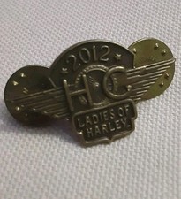 Ladies Of Harley Davidson HOG Pin Vest Jacket Hat Lapel 2012 Pinback