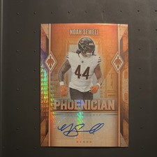 Panini 2025 Phoenix Phoenician Penmanship Noah Sewell Bears PHP-NSL Auto /199