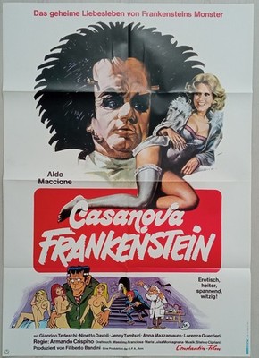 P353  Kinoplakat CASANOVA FRANKENSTEIN Aldo Maccione
