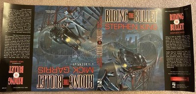 RIDING THE BULLET -STEPHEN KING.DUST JACKET FOR DELUXE COLLECTOR S  EDITION.CemD