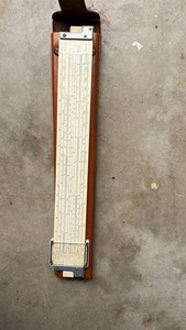 Vintage K&E Keuffel & Esser Slide Rule w/ Leather Case – Made in USA – Tool