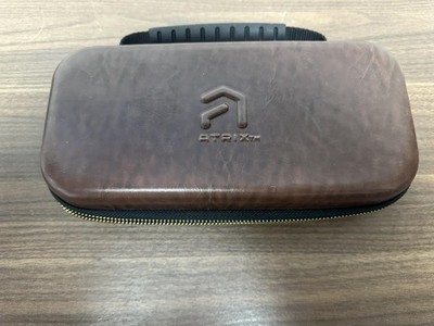 Atrix Deluxe Brown Faux Leather Carrying Case For Original Nintendo Very Good 8E