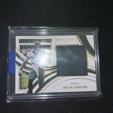 2022 Panini Immaculate Brian Dawkins Hall of Fame Jerseys Patch 20/49 Eagles SP