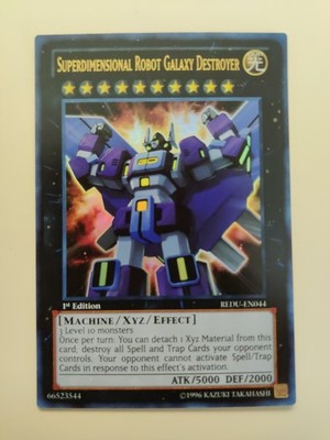 Superdimensional Robot Galaxy Destroyer REDU-EN044 1st Ed Ultra Rare LP