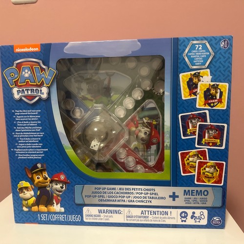 SPINMASTER - PAW Patrol Pop Up Game + Memory Spiel - Bild 1 von 2
