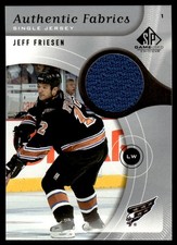 2005-06 SP Game Used Authentic Fabrics Jeff Friesen Washington Capitals #AF-JF