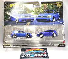 Hot Wheels 2026 NEW Premium Twin Pack Volkswagen Golf Promo Combine Shipping 