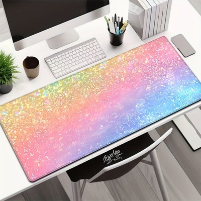 40*90cm HD Color Gradient Pattern Gaming Mouse Pad-15.7x35.4 Inches, Non-slip Ru