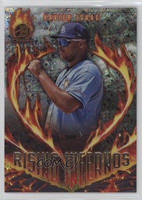 2024 Bowman Rising Infernos Mini-Diamond Refractor /150 Xavier Isaac #RI-16 1k9t