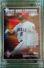 ALBERT PUJOLS 24-25 Jersey Fusion GAME USED Patch Home Run Legends Angels