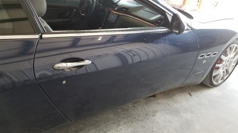 09 MASERATI GRANTURISMO DOOR ASSEMBLY FRONT RIGHT PASSENGER BLUE