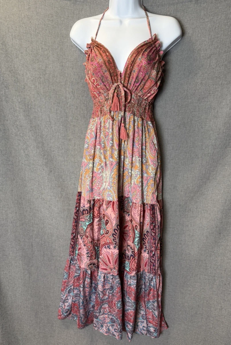 karma highway halter dress products for sale 100% SILK