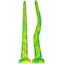 Tentacle Dildo Anal Sex Toys - 13" Long Butt Plug 13 inches, Green