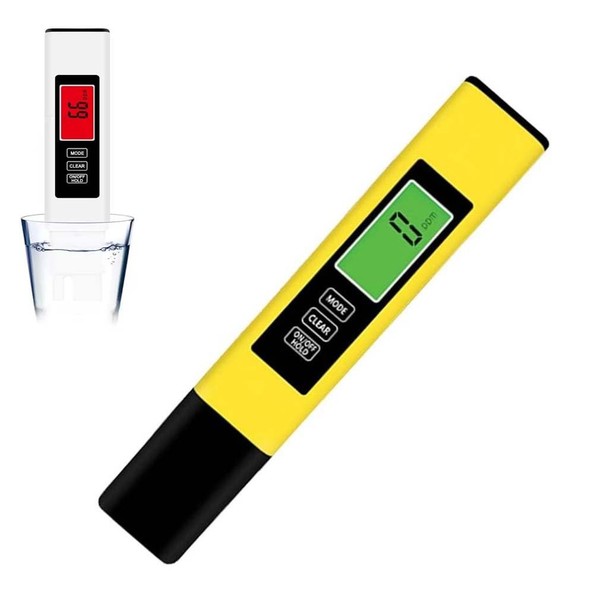 Tds MessgeräT Digitaler Wasser Tester 4-In-1 FüR Trinkwasser Ppm MessgeräT Gelb-image