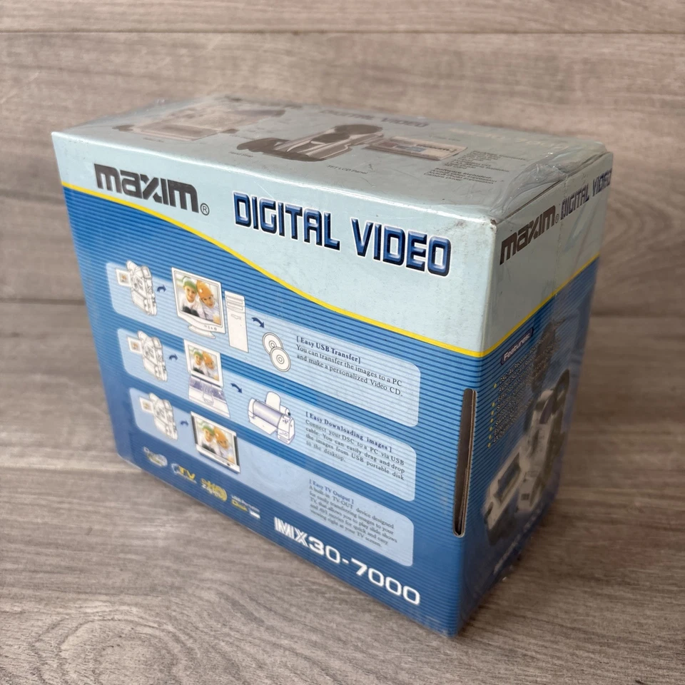 Maxim MX30-7000 4.1MP Compact Digital Video Camcorder Sealed Brand New Rare - Image 4 of 4