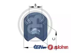 D025284 BREMSSATTELKOLBEN HINTEN AUTOFREN SEINSA FÜR AUDI Q7,4L 3L,4.2L,3.6L,6L - Bild 2 von 5
